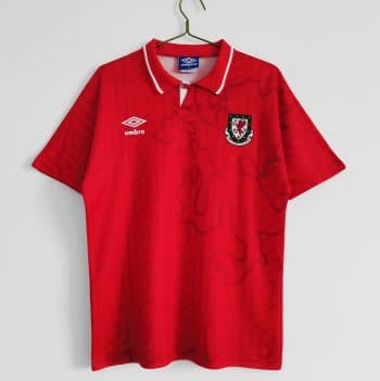 1992〜1994年 ウェールズ代表 ホーム ユニフォーム
