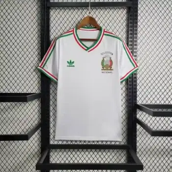 1985 メキシコ代表 ホワイト スペシャルエディション レトロ サッカー ユニフォーム