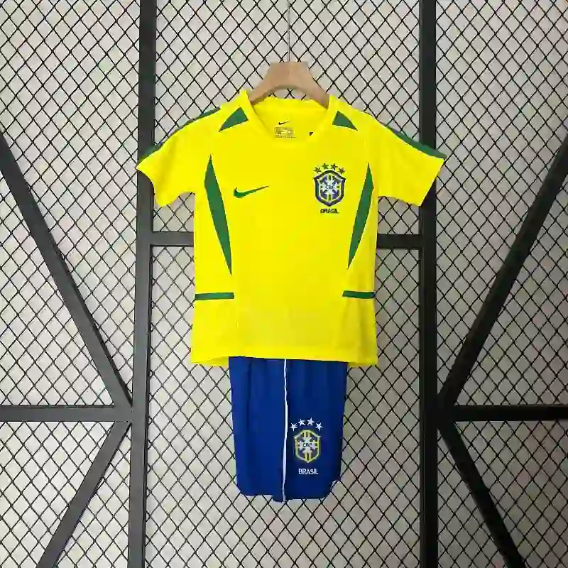 2002年 キッズ ブラジル代表 レトロ ユニフォーム