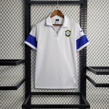 2004年 ブラジル代表 ホワイト レトロ サッカー ユニフォーム
