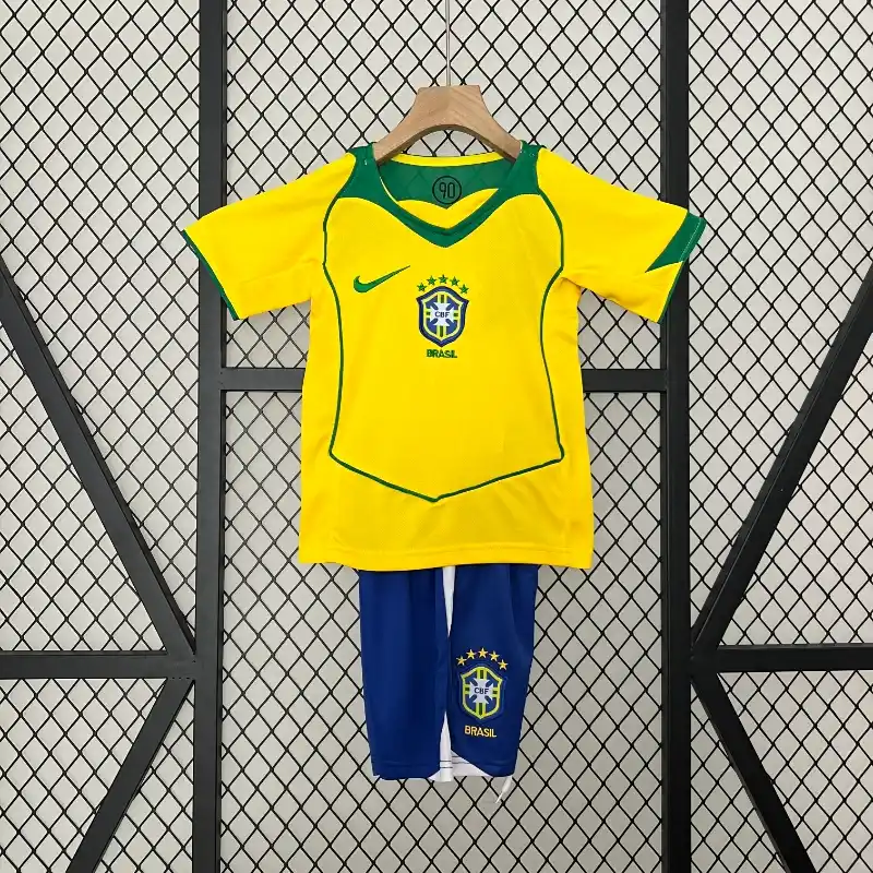 2004年 キッズ ブラジル代表 レトロ ユニフォーム