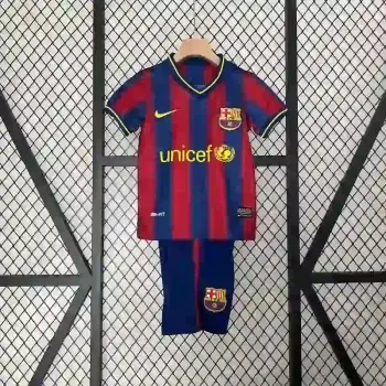 2009-2010 キッズ バルセロナ レプリカ ユニフォーム