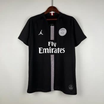 2018-2019 パリ・サンジェルマン（PSG） ブラック レトロサッカーユニフォーム