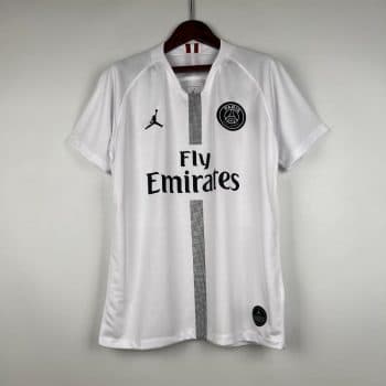 2018-2019 パリ・サンジェルマン（PSG） ホワイト レトロサッカーユニフォーム