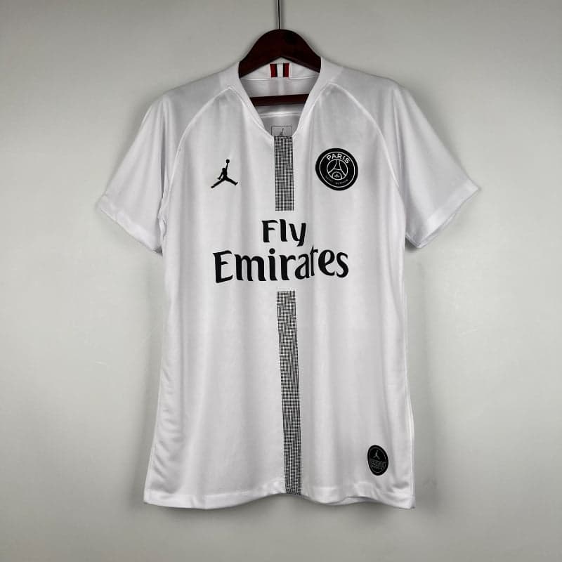 2018-2019 パリ・サンジェルマン（PSG） ホワイト レトロサッカーユニフォーム