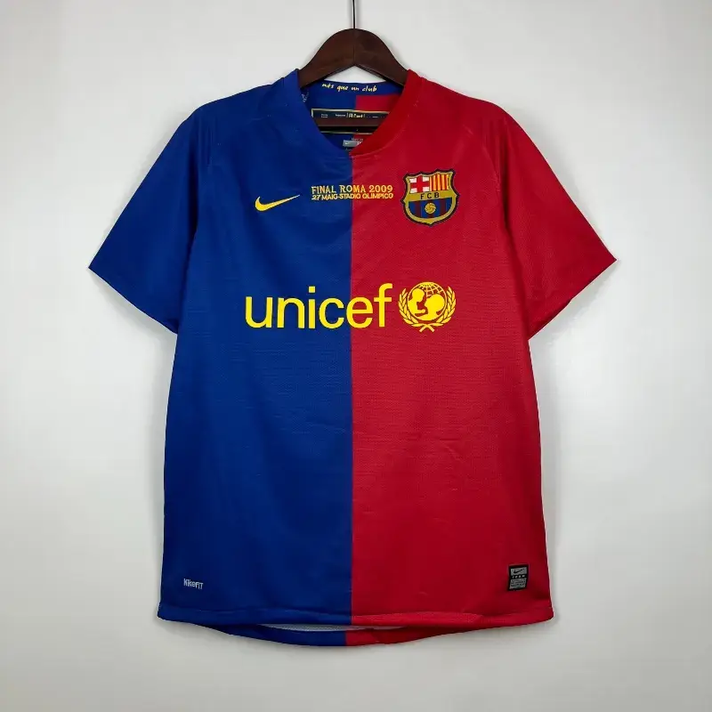 2008〜2009年 バルセロナ UEFAリーグ レトロユニフォーム