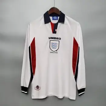 1998年 イングランド代表 長袖 レトロ ユニフォーム
