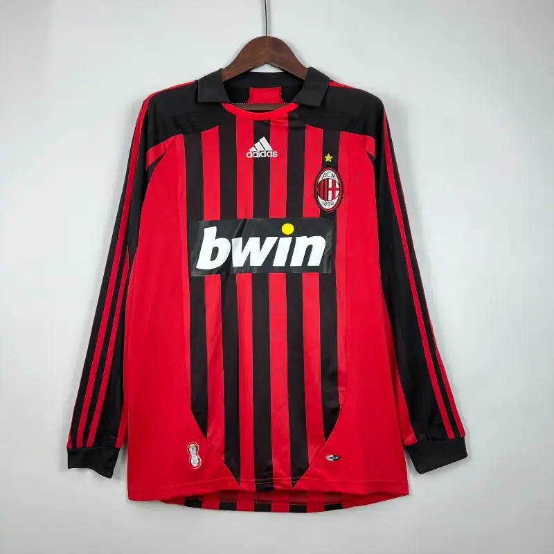 2007-2008年 ロングスリーブ ACミラン レトロユニフォーム