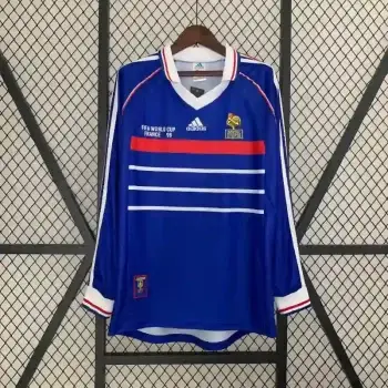 1998 フランス代表 長袖 レトロ ユニフォーム