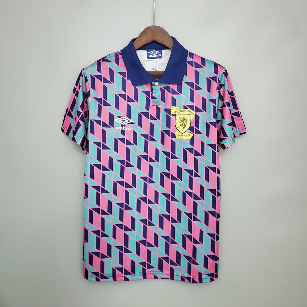 1988-1989年 スコットランド代表 レトロ ユニフォーム