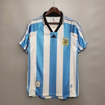1998年 アルゼンチン代表 ホーム レトロ ユニフォーム