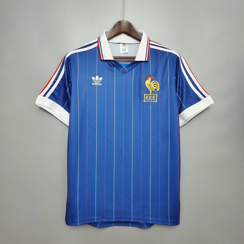 1982年 フランス代表 ホーム レトロ ユニフォーム